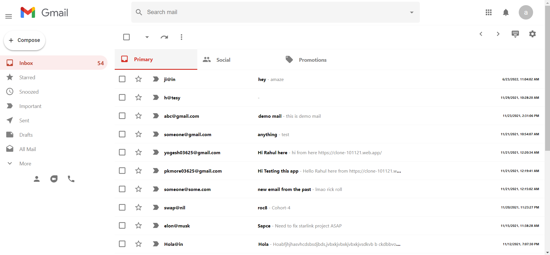 Mail-me (React JS, Redux Firebase)